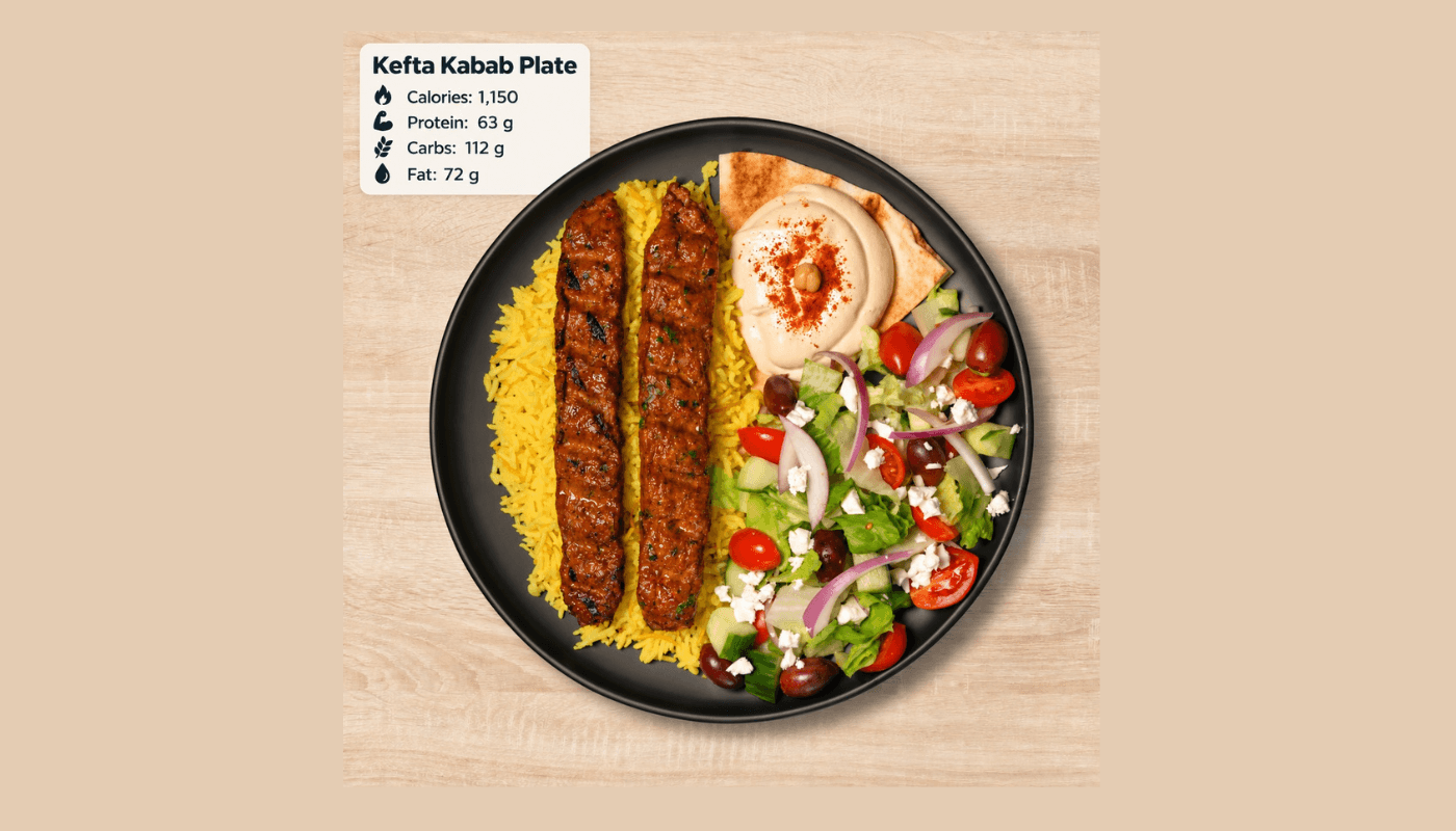 Beef Kefta Platter