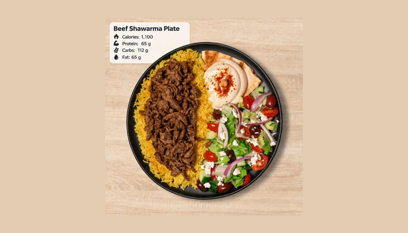 Beef Shawarma Platter